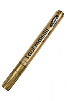 Lackmalstift medium gold, Strichstärke 2-4mm